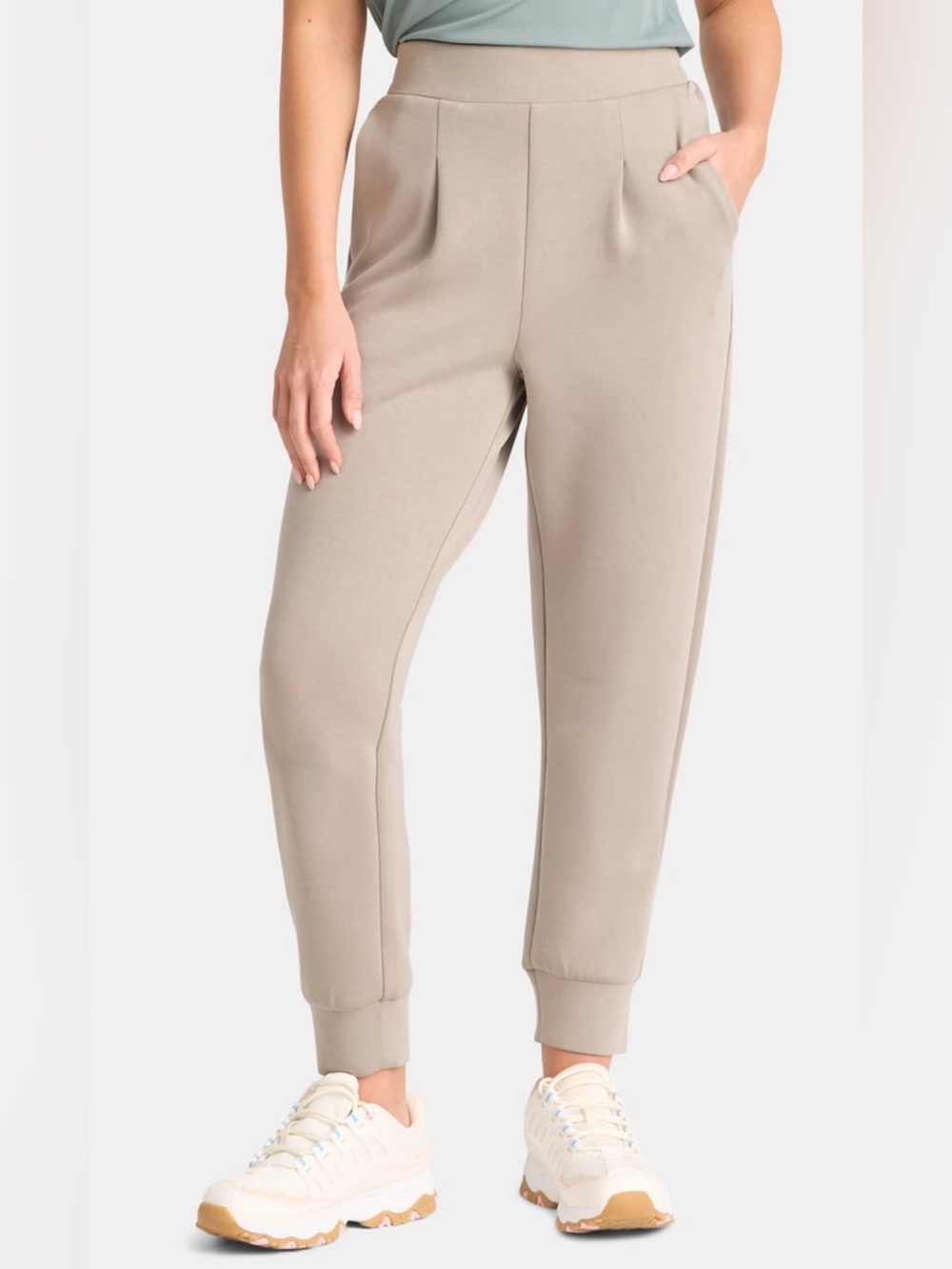 Avia Women's ScubaKnit Pleat Jogger Pants size medium